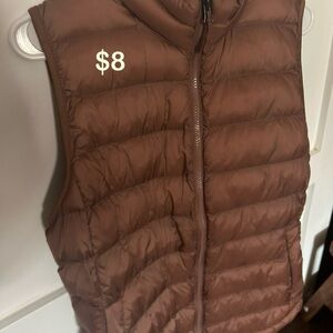 Mauve pink Puffer Vest